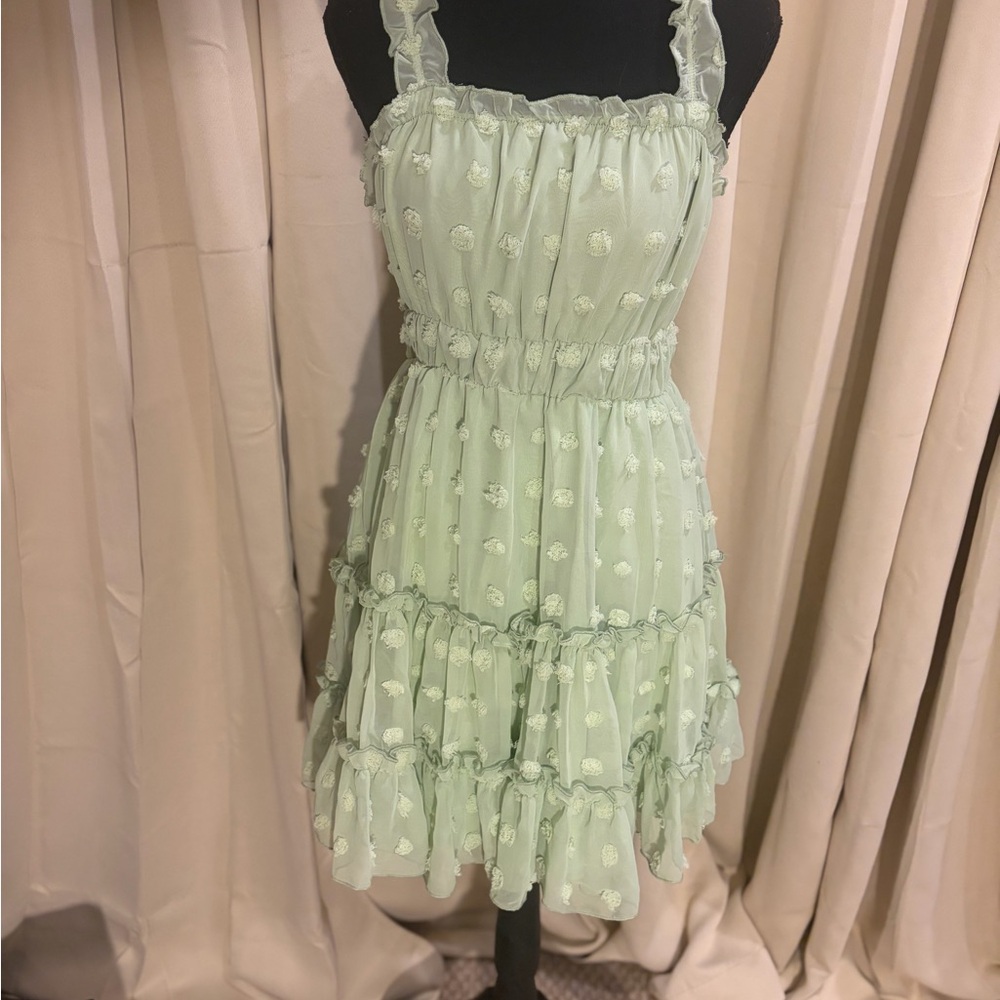 SHEIN Light Green Dress